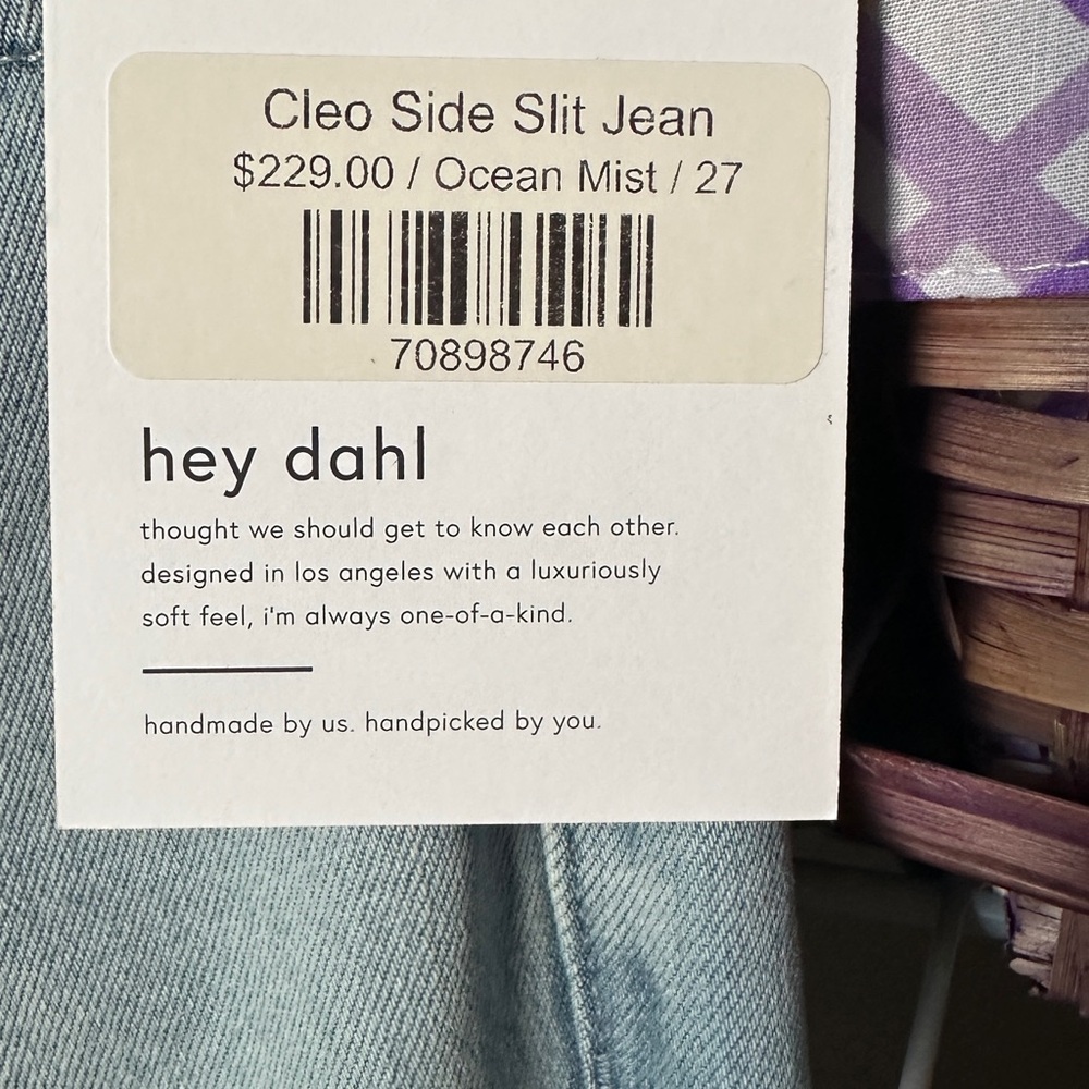 Bella Dahl Blue Ankle Cropped Jeans